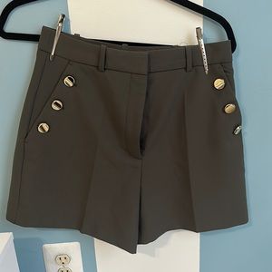 Zara khaki green shorts